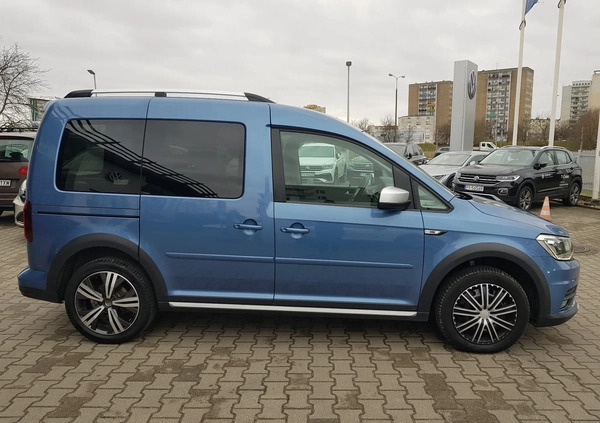 Volkswagen Caddy cena 86900 przebieg: 158930, rok produkcji 2018 z Chodzież małe 137